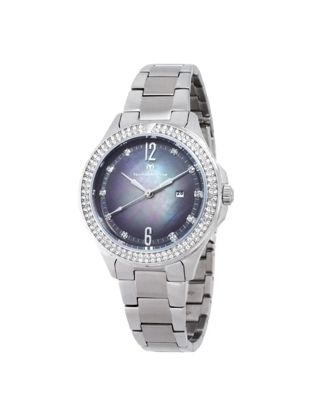 NWT Technomarine Luna Quartz Crystal Ladies Watch